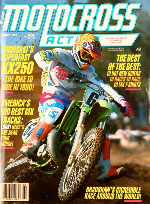 Джереми Макграт на обложке журнала Motocross Action