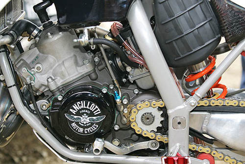 Двигатель KTM 125SX с крышкой зажигания Ancillotti