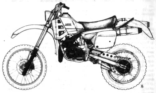 «Ява 250» выпуска 1987 г. — мотоцикл эндуро новой конструкции