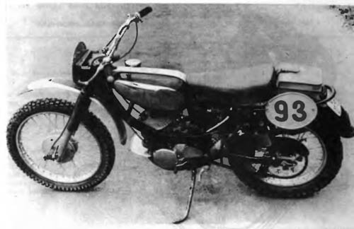 Спортивный мотоцикл «Ява 250» с рамой в форме банана