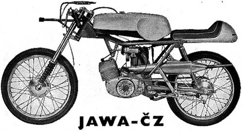 Спортивный мотоцикл Чезет 50cc 1965 года с рамой аля банан