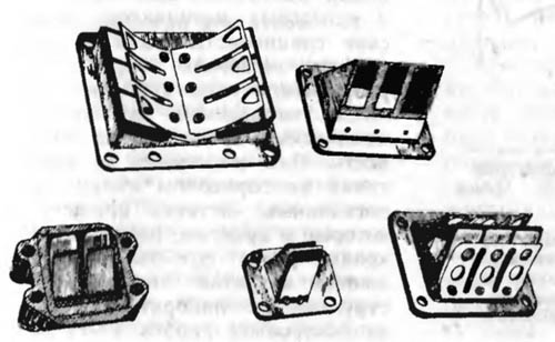 Примеры различных конструкций лепестковых клапанов
