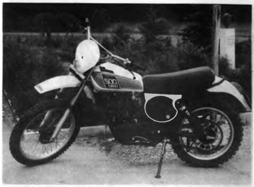 Мотоцикл «Ямаха 500»
