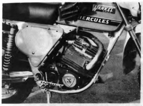Мотоцикл «Геркулес» с двигателем «Ванкель»